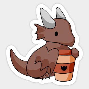 Dragon Coffee Sticker